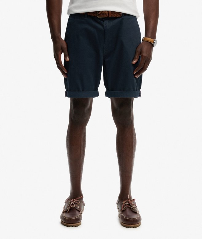 Superdry Premium Regular Chino Shorts - Eclipse Navy