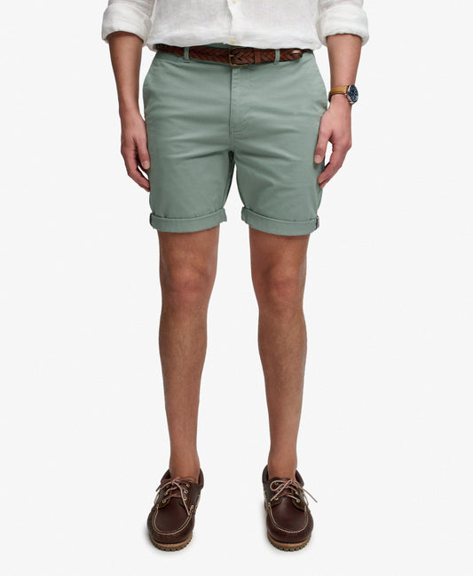 Superdry Premium Regular Chino Shorts - Sage Green