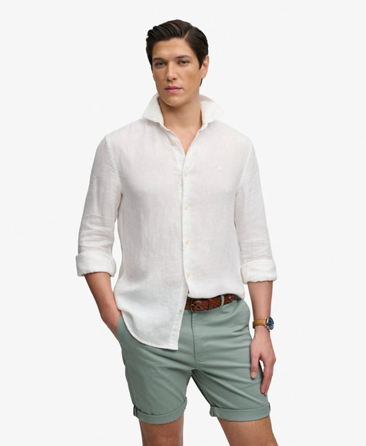 Superdry Premium Regular Chino Shorts - Sage Green