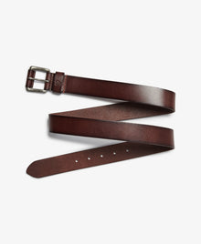 Superdry Men's Classic Leather Jean Belt - Brown