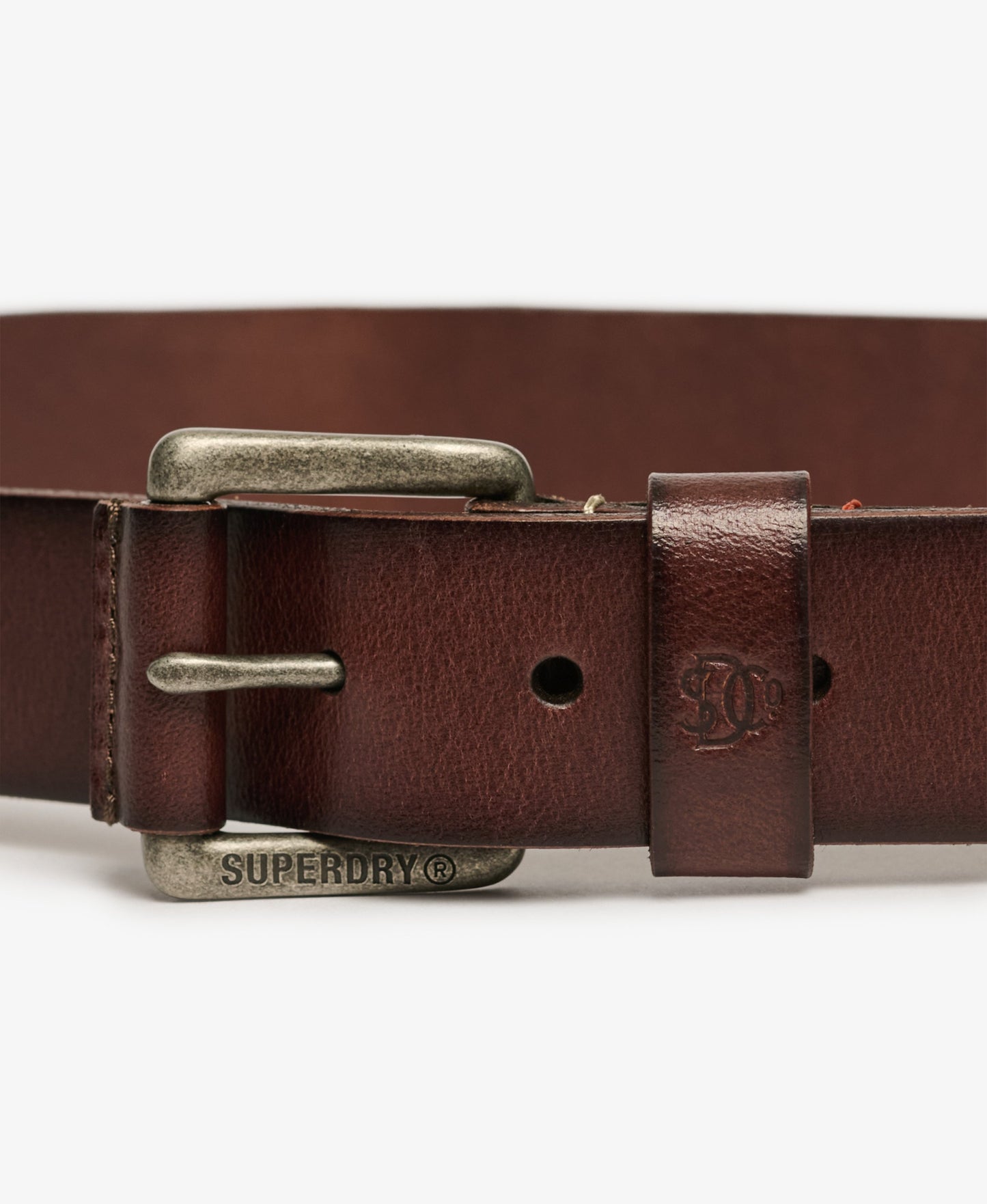 Superdry Men's Classic Leather Jean Belt - Brown