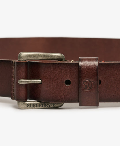Superdry Men's Classic Leather Jean Belt - Brown