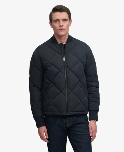 Superdry Diamond Quilt Jacket - Vulcan Navy