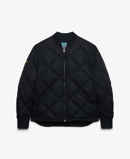 Superdry Diamond Quilt Jacket - Vulcan Navy