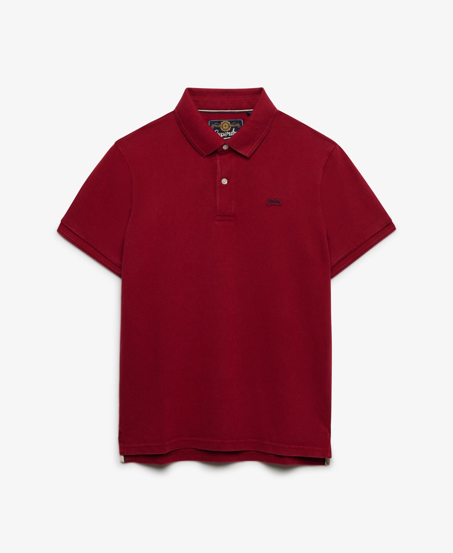 Superdry Pique Classic Polo Shirt - Red Dahlia