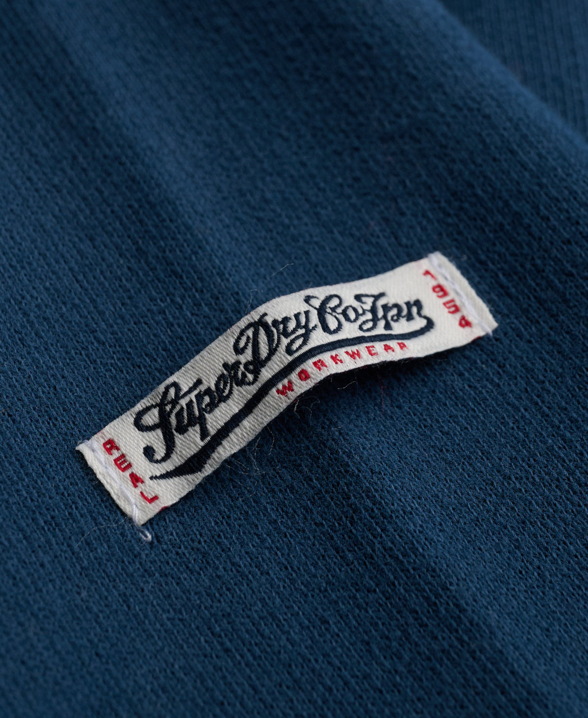 Superdry Vintage Script Hoodie - Skate Navy
