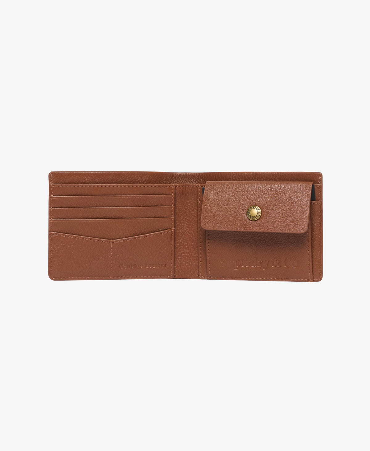 Superdry Classic Leather Wallet - Tan