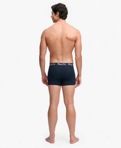 Superdry & Co Triple Pack Boxer Shorts - Navy/Navy/Navy