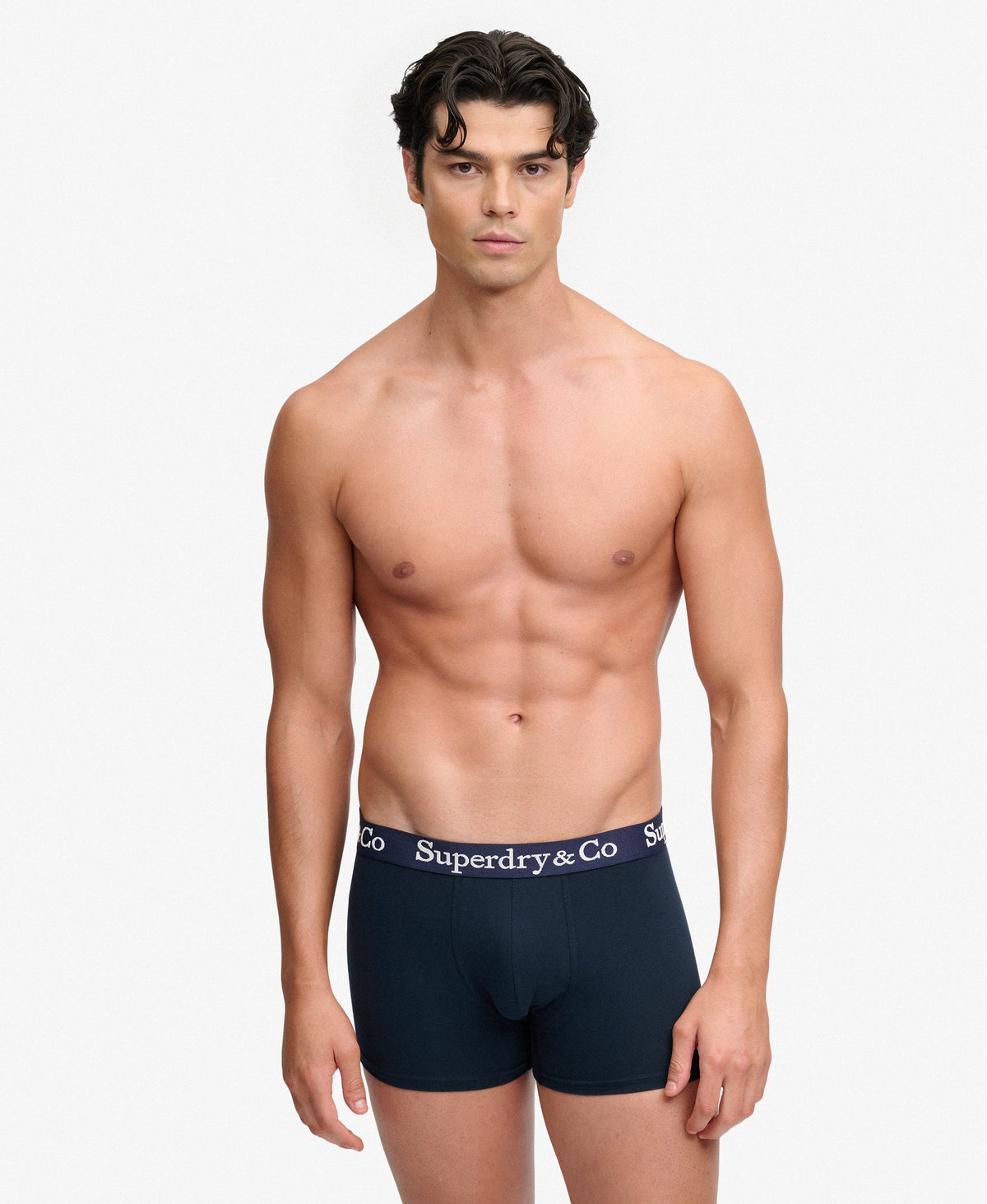 Superdry & Co Triple Pack Boxer Shorts - Navy/Navy/Navy