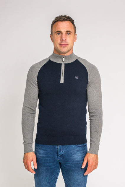 XV KINGS Winterveldt Half Zip Sweater - Classic Split