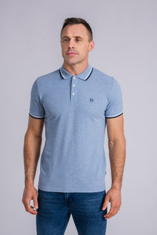 XV KINGS Woodville Polo Shirt - Haze Sky