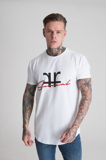 Surreal Script T-Shirt - White