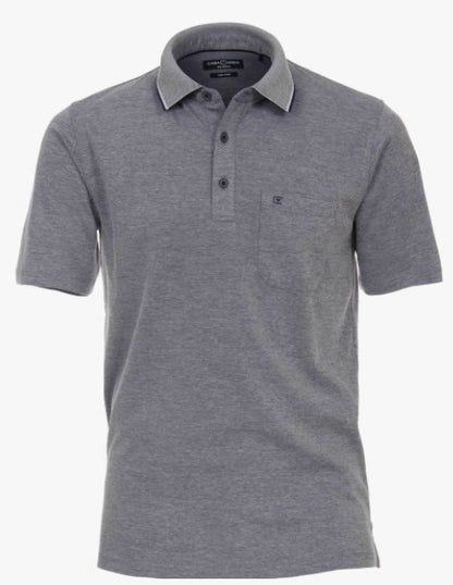 Casa Moda Polo Shirt - 105 Grey Dark Blue