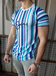 Sinners Attire Script T-Shirt - White/Purple