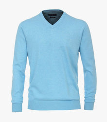 Casa Moda - V Neck Jumper 111 - Sky Blue