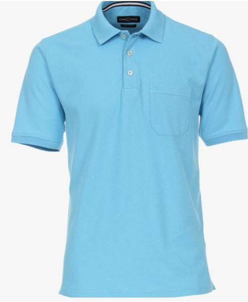 Casa Moda Polo Shirt - 112 Sky Blue