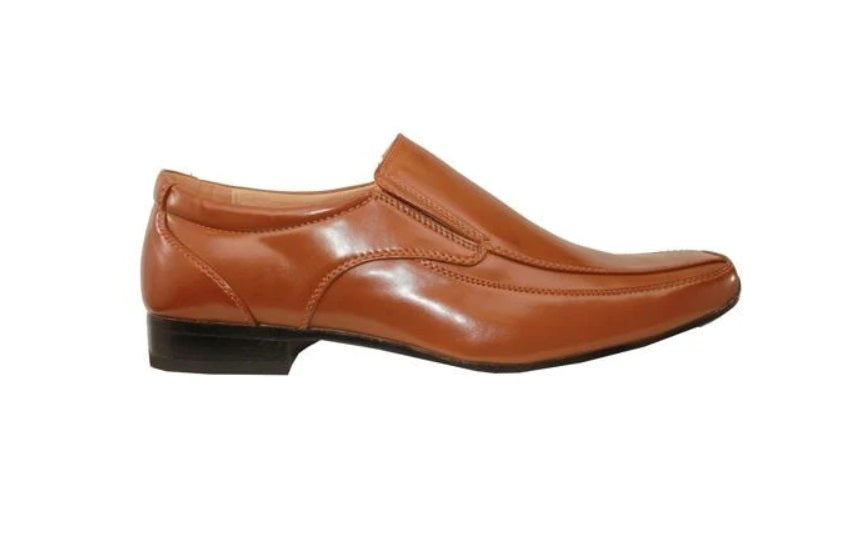 GOOR Men's Formal Slip On Shoe 113 - Tan