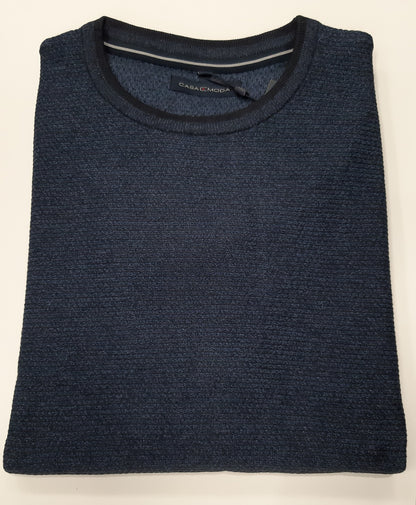 Casa Moda Crew Neck Sweater 135 - Blue Night
