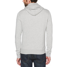 Original Penguin Sticker Pete Fleece Pullover Hoodie - Rain Heather