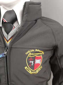 St. Eunan's College Soft Shell Jacket With Concealed Hood -Black