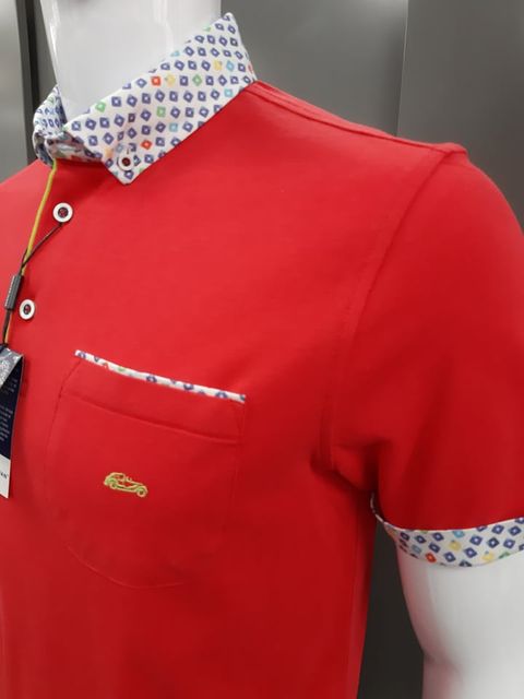 Dario Beltran Polo Shirt - 232 Red
