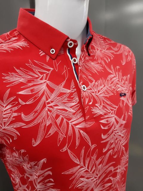Dario Beltran Polo Shirt - 430 Red