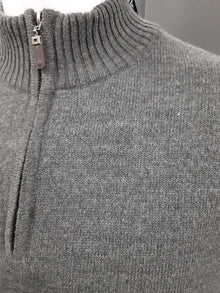 Dario Beltran 1/2 Zip Sweater - 5165 Grey Marl
