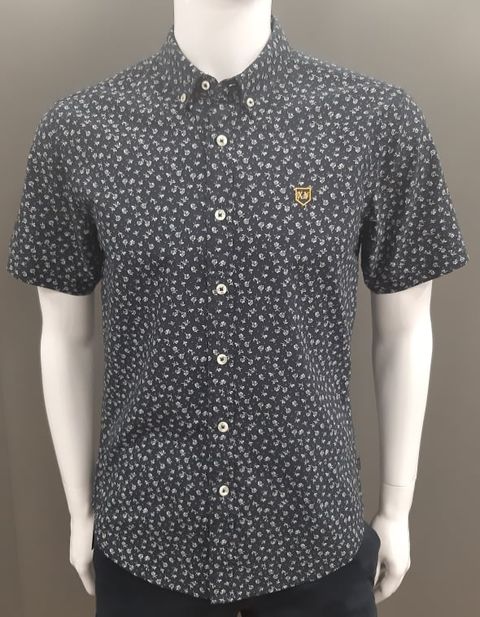 XV KINGS - Short Sleeve Shirt- Coolah  - Spring Meadow