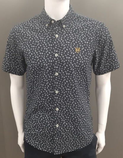 XV KINGS - Short Sleeve Shirt- Coolah  - Spring Meadow