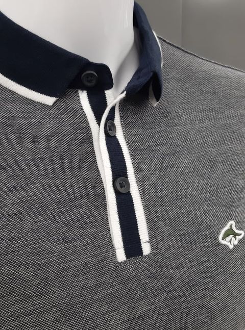 Le Shark Morrish Birdseye Pique Polo Shirt - Sky Captain Navy
