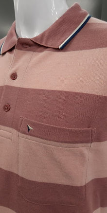 Daniel Grahame 3 Button Short Sleeve Polo Shirt - Pink