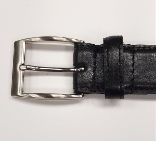 Dice Leather Belt - Black