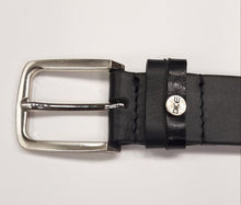 Dice Leather Belt - Black