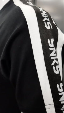Sinners Attire Tape Panel T-Shirt - Black/White