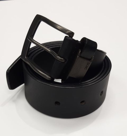 Dice Leather Jean Belt - Black
