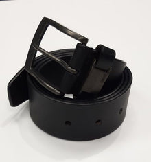 Dice Leather Jean Belt - Black