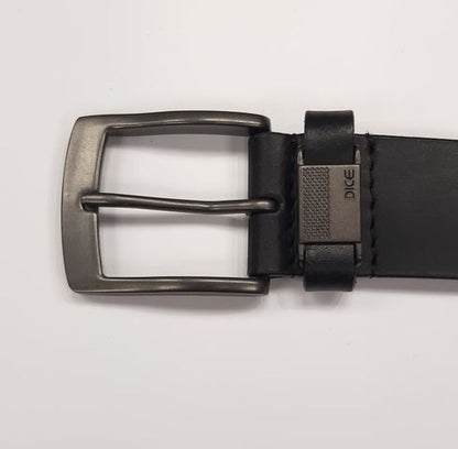 Dice Leather Jean Belt - Black