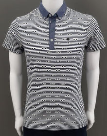 Mish Mash Sunny Short Sleeve Polo Shirt - Blue