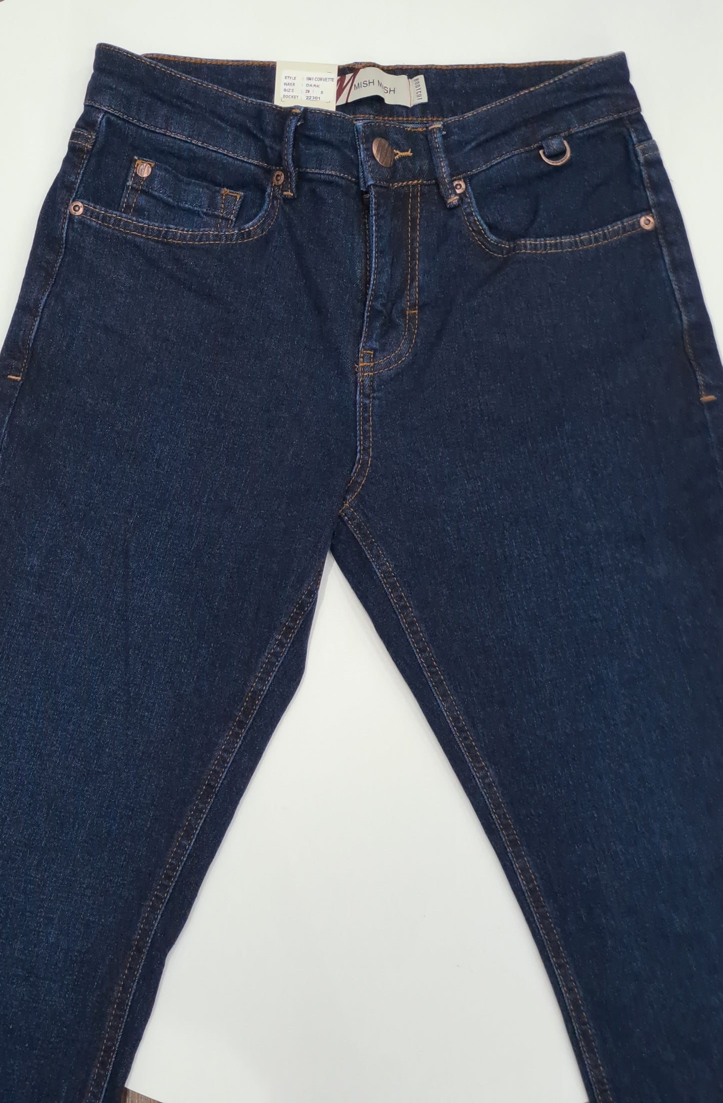 Mish Mash 1941 Corvette Boot Cut Stretch Jean - Dark