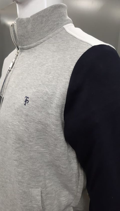 Tom Penn Full Zip - Grey