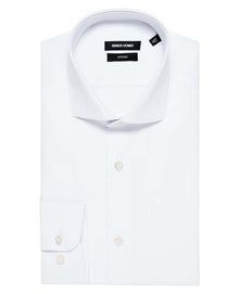 Remus Uomo Seville Long Sleeve Formal Shirt With Stretch - White