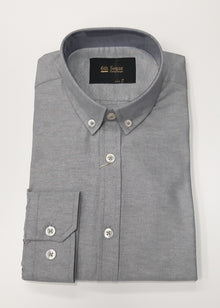 6th Sense Heritage Gold Oxford Long Sleeve Shirt #2 - Silver Marl