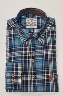 Dario Beltran Long Sleeve Shirt Mallo - 1190 Teal
