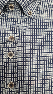 Dario Beltran Long Sleeve Shirt Cerron - 641 Navy Print