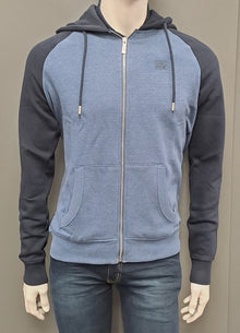 Diesel Derek Raglan Full Zip Hoodie - Navy