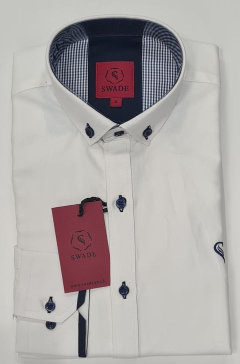 Swade Long Sleeve Shirt - 204 White