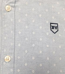 XV KINGS Diamond Print Culverdale Shirt - Diamond Blue