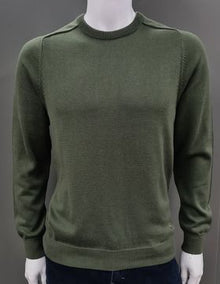 Daniel Grahame Crew Neck Sweater - 35 Green