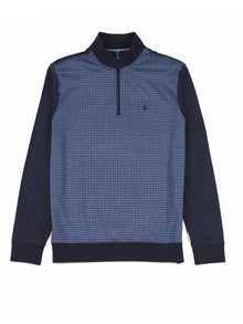 Mish Mash Half Zip Hibok Sweater - Navy
