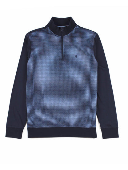 Mish Mash Half Zip Hibok Sweater - Navy